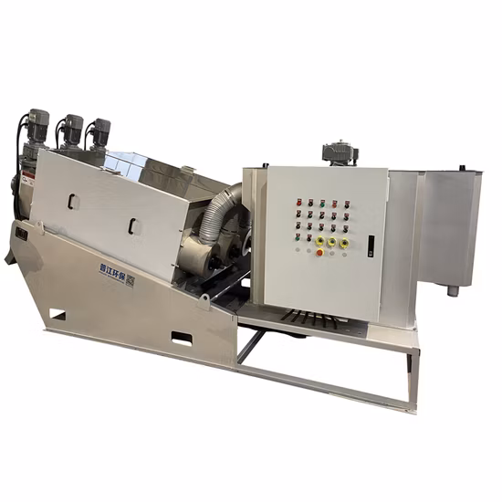 Машина для обезвоживания шлама винтового пресса